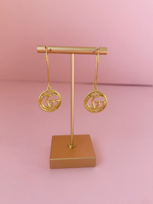 GG Classic Gold Hook Earrings