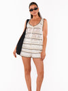 Take It Easy Tank in French Vanilla Lace