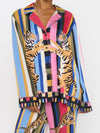 Classic PJ Set in Tiger Dreams Silky