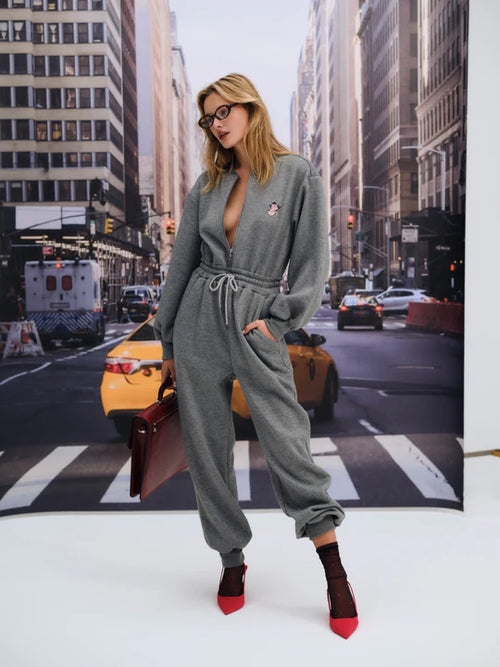 Julie Jumpsuit in Grey