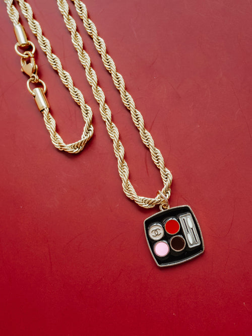 Repurposed Makeup Palette Necklace
