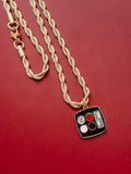 Repurposed Makeup Palette Necklace