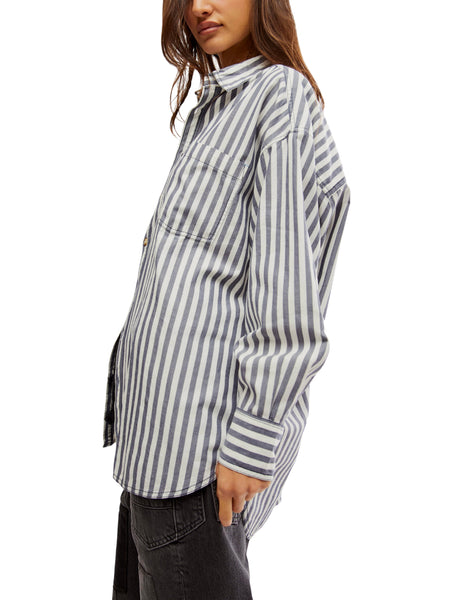 FP Freddie Striped Shirt Shirt in Nautical Combo