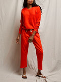 Jamaica Beach Fleece Pant in Tomato
