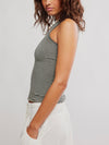 So Soft Seamless Stripe Tank in Black & White