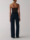 NCE Knit Wide Leg Jean in Long Gone