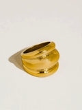 Daelen Dome Ring in Gold