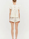 Leah Top in Cream
