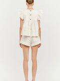 Leah Top in Cream