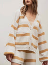 Soft + Striped Lounge Set in Mustard