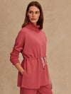 Ethel Cinch Waist Sweat in Mauvewood