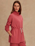 Ethel Cinch Waist Sweat in Mauvewood