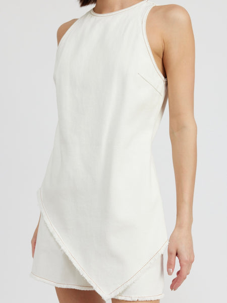 Anika Romper in Ivory