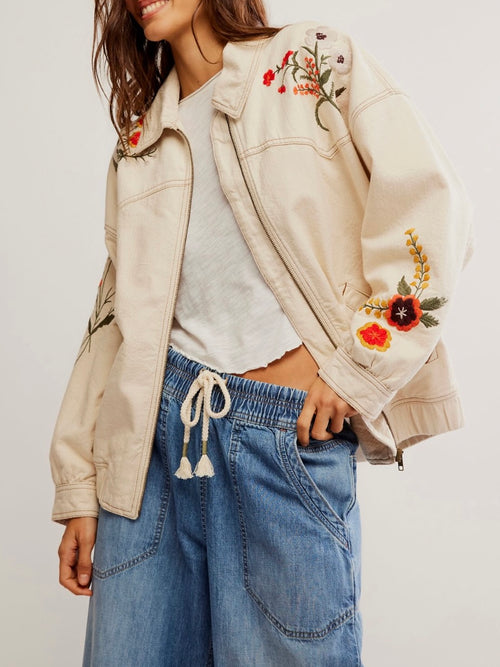 Dusty Trails Jacket in Ivory Combo