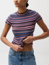Selene Sweater Tee in Egyptian Blue