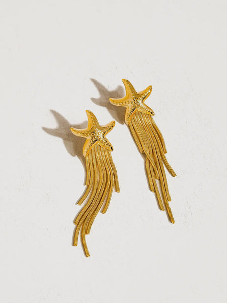Malibu Star Tassel Earrings