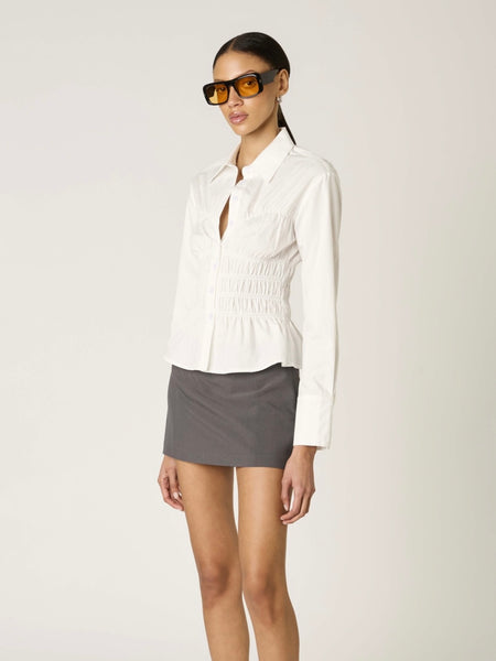 Bixel Top in White