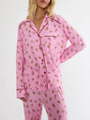 Livy & Connie PJ Set in Pink Milk & Cookies