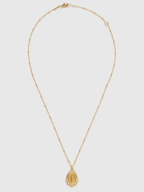 Miraculous Mary Pearl Necklace