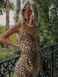 Samantha Bias Cami in Vintage Leopard