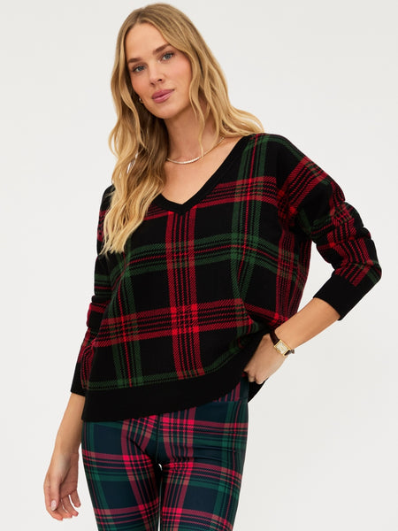 Joey Sweater in Ribbon Plaid