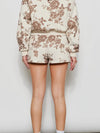 Fancy A Floral Shorts in Cream