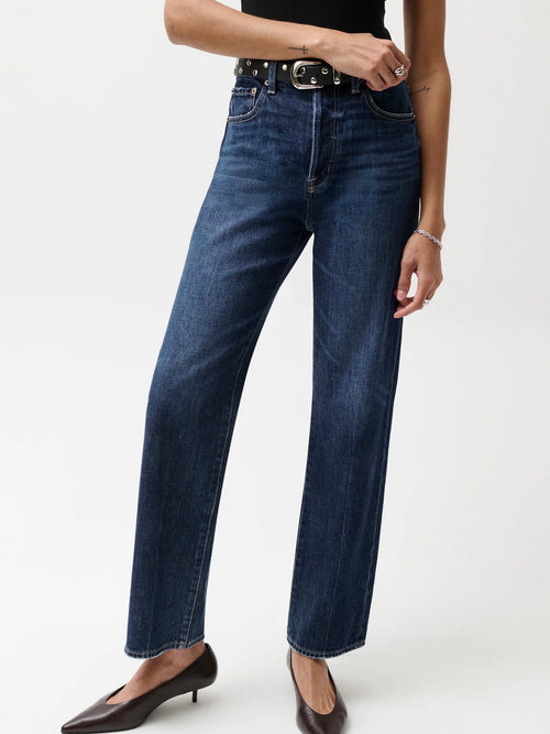 Cassie High Rise Straight Leg in Cultivate