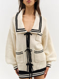 Marina Knit Cardigan in Ivory