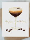 Espresso Martini Birthday Card