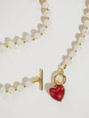 Wren Pearl Heart Necklace