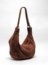 Roma Suede Tote in Rust