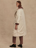 Annalise Reversible Wrap Coat in Deep Mahogany