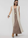 Veronica Vest Cardi in Champagne