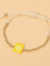 Mahj Charm Bracelet in White & Gold