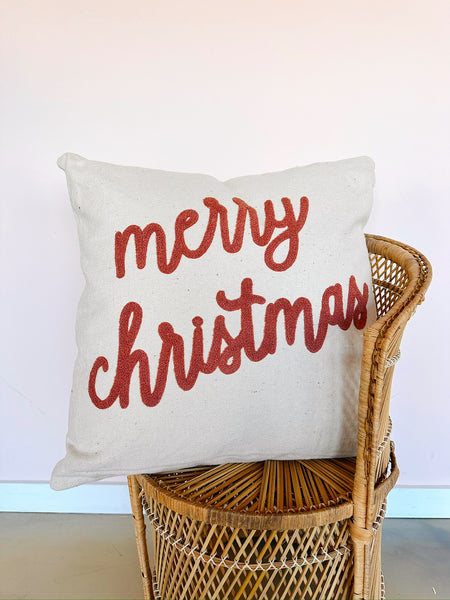 Merry Christmas Oversized Pillow