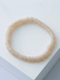 Opaque Glass Bracelet in Sand
