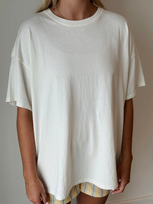 Must Be Mineral Oversized Tee in Off White