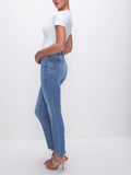 Soft Tech Good Legs Straight Jeans in Indigo514