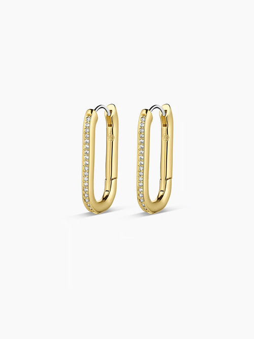 Zoey Shimmer Hoops