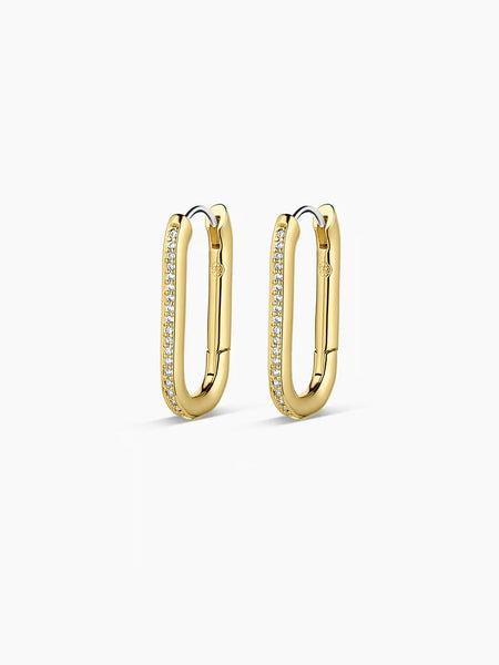 Zoey Shimmer Hoops