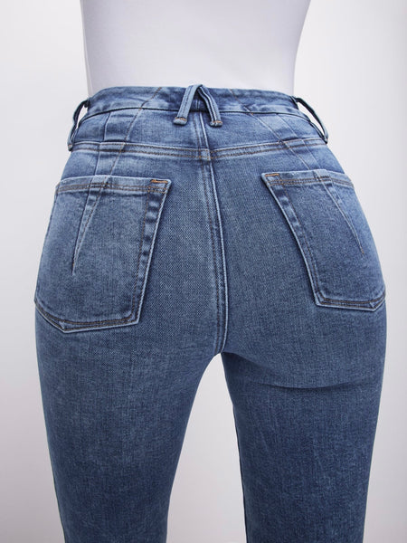 Good Curve Straight Light Compression Jeans