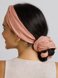 Set & Flow Heatless Curling Headband in Terracotta