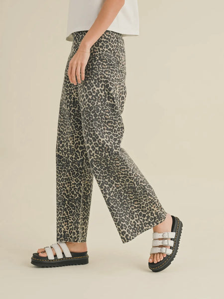 They're Cheetah-licious Pants in Brown