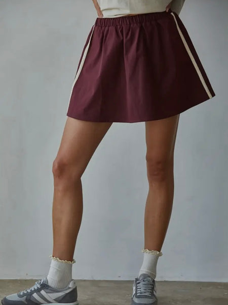 Full Port Skirt in Wine