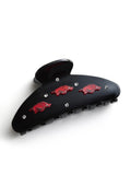 University of Arkansas Hair Clip in Hogs