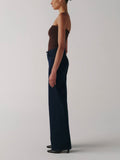 NCE Knit Wide Leg Jean in Long Gone