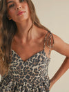 Lots of Leopard Top in Brown