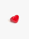 Grande Heart Ring in Poppy