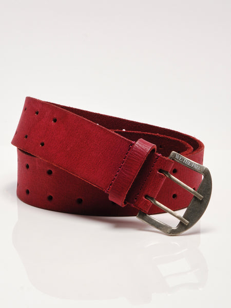 WTF Double Cross Belt in Crimson