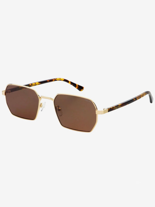 Superior Sunglasses in Gold Brown